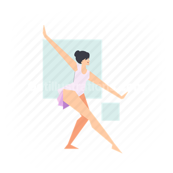 ballerina, dance, woman, girl, female